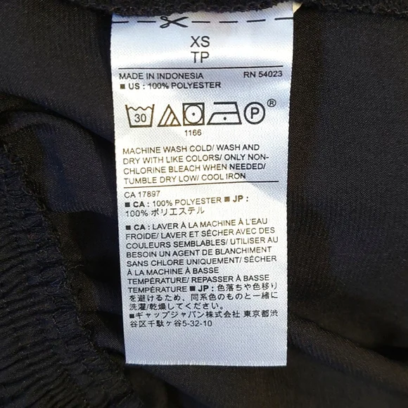 Banana Republic Black Flutter Sleeve Jumpsuit with Pockets, size XS - Picture 8 of 8